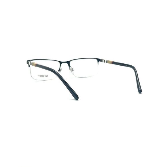 NEW BURBERRY BE1282 1001 BLACK AUTHENTIC EYEGLASSES 55-18 145 - Picture 2 of 3